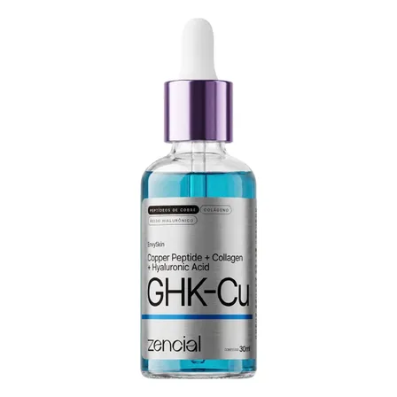 Sérum Ghk-cu + Colágeno Bioestimulação Facial Zencial 30ml Todo Tipo De Pele Dia/noite